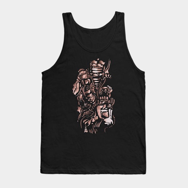 ALien Style - Psychomorph / Abstract Horror Tank Top by Nikokosmos